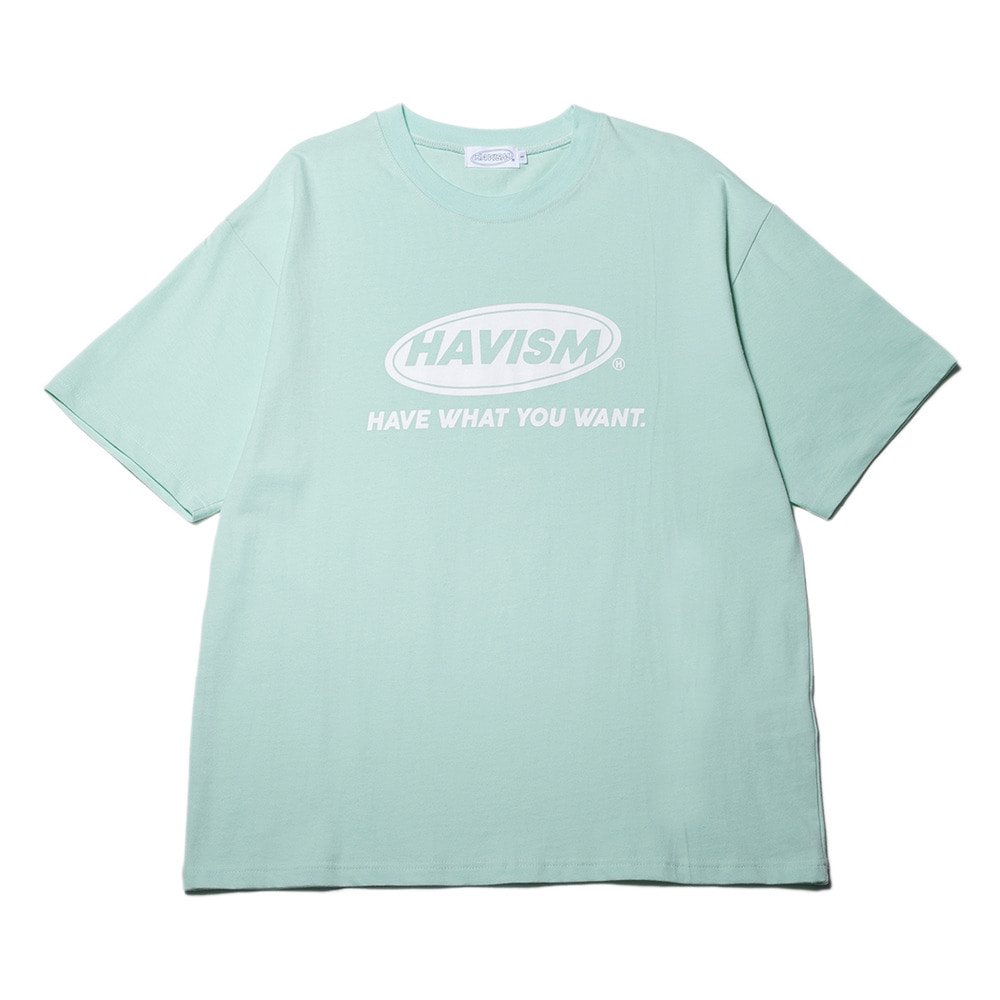 20 SIGNATURE FRONT LOGO S/S TEE(GREEN MINT)