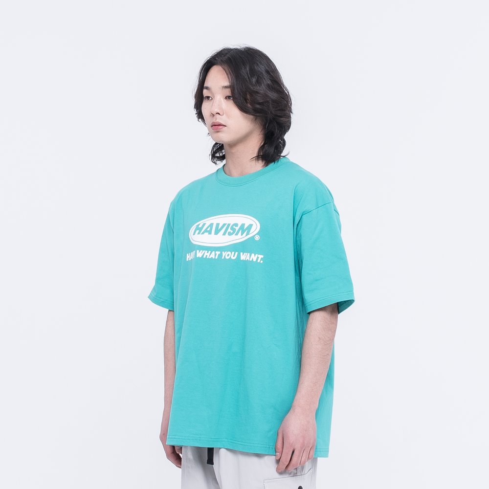 20 SIGNATURE FRONT LOGO S/S TEE(GREEN)